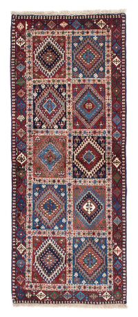 Tapis de couloir Tapis persan - Nomadic - 198 x 82 cm - bleu