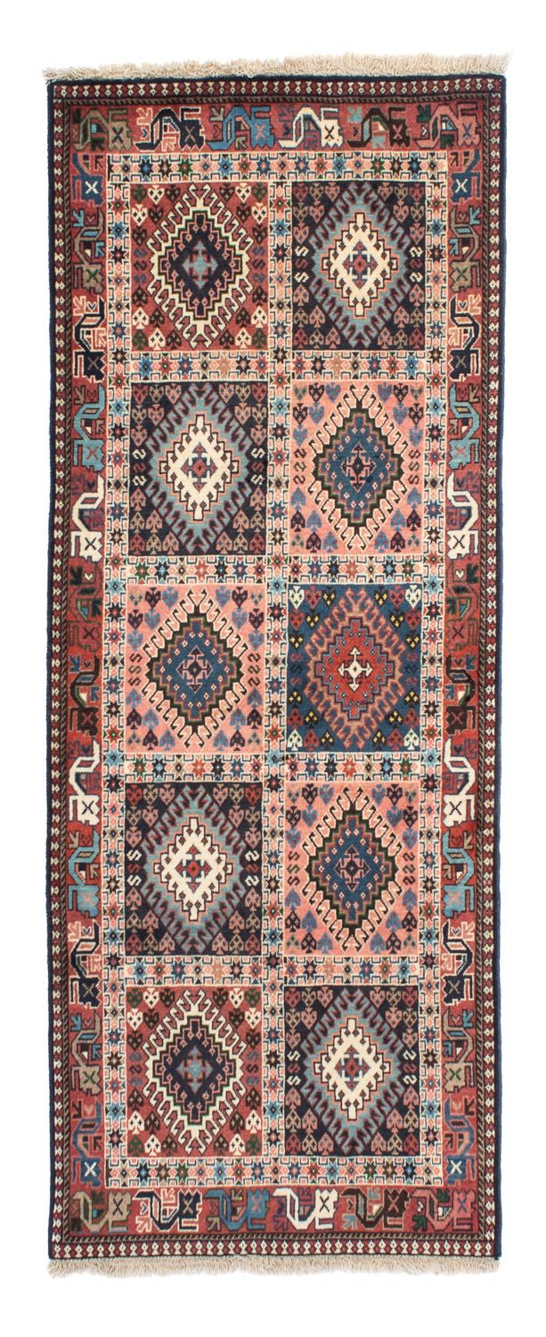 Tapis de couloir Tapis persan - Nomadic - 196 x 80 cm - rouge clair
