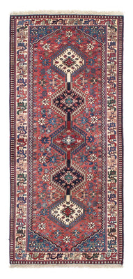 Tapis de couloir Tapis persan - Nomadic - 193 x 82 cm - rouge
