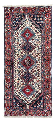 Tapis de couloir Tapis persan - Nomadic - 196 x 82 cm - beige