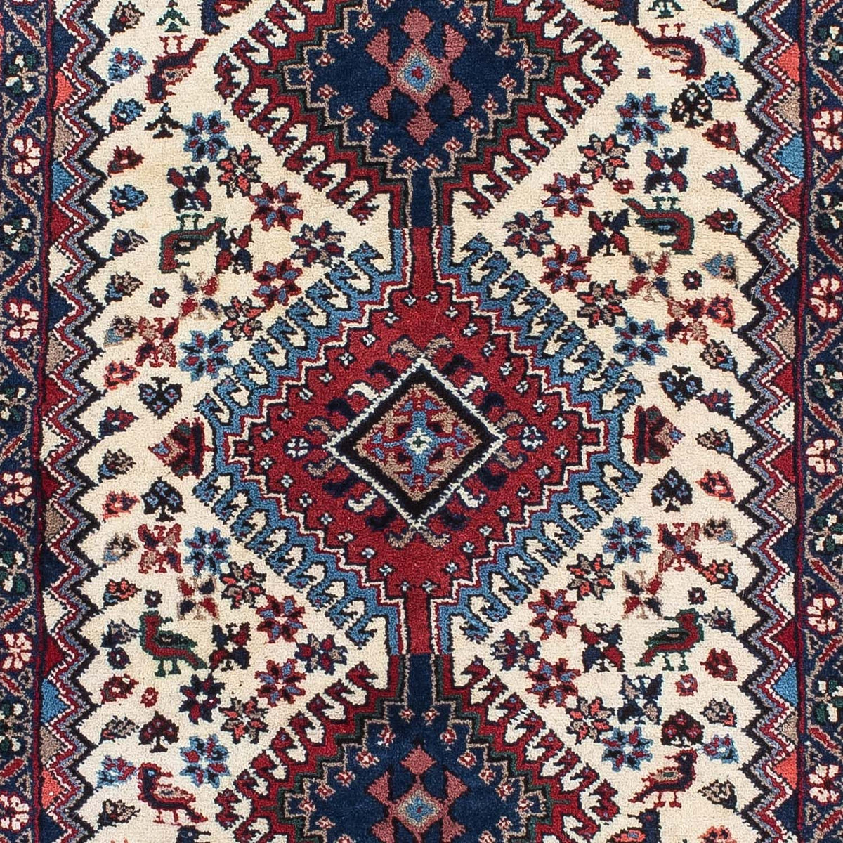 Tapis de couloir Tapis persan - Nomadic - 196 x 82 cm - beige