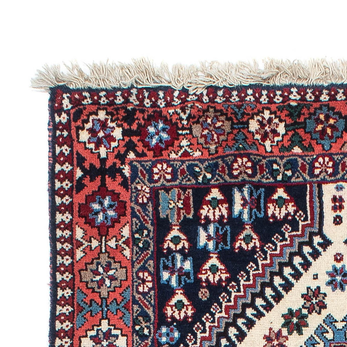 Tapis de couloir Tapis persan - Nomadic - 196 x 82 cm - beige