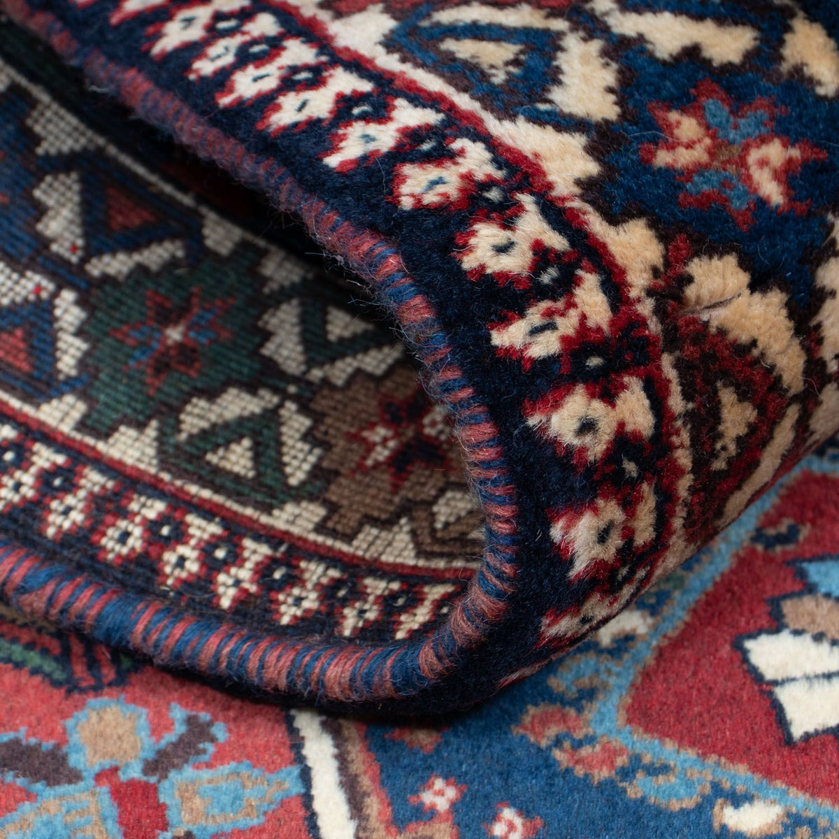 Tapis de couloir Tapis persan - Nomadic - 190 x 83 cm - bleu foncé