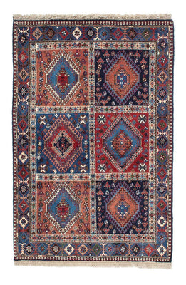 Tapis persan - Nomadic - 152 x 102 cm - bleu foncé
