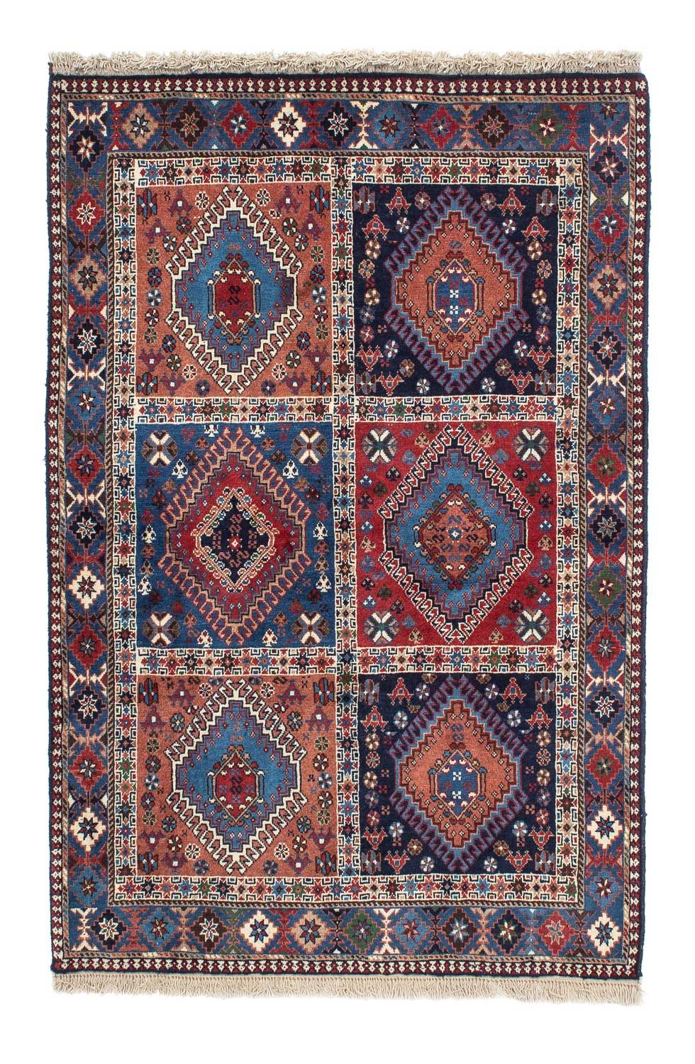 Tapis persan - Nomadic - 152 x 102 cm - bleu foncé