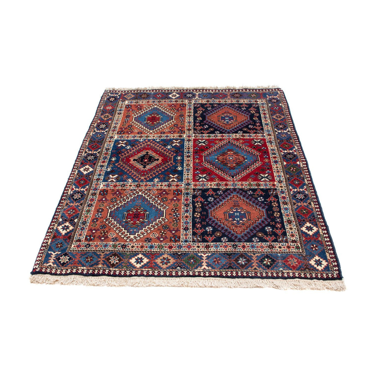 Tapis persan - Nomadic - 152 x 102 cm - bleu foncé