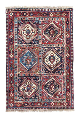 Tapis persan - Nomadic - 148 x 98 cm - rouge clair