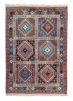 Tapis persan - Nomadic - 142 x 99 cm - rouge clair