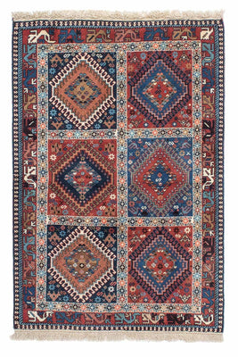 Tapis persan - Nomadic - 144 x 100 cm - bleu