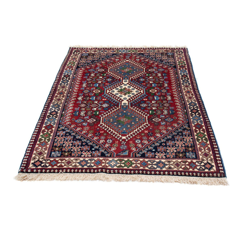 Tapis persan - Nomadic - 145 x 97 cm - rouge foncé