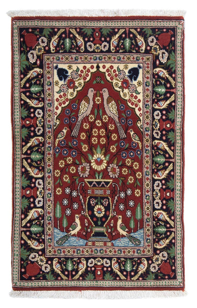 Tapis de Qom Tapis 63x105cm - Tapis persan