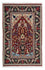 Tapis persan - Ghom - 105 x 63 cm - rouge foncé