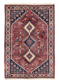 Tapis persan - Nomadic - 146 x 100 cm - rouge clair