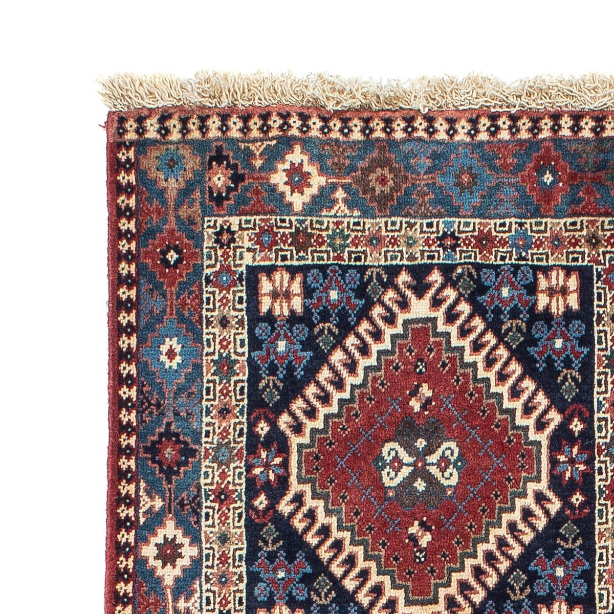Tapis persan - Nomadic - 143 x 100 cm - bleu