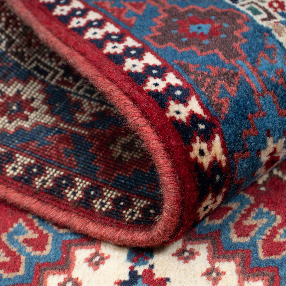 Tapis persan - Nomadic - 143 x 100 cm - bleu