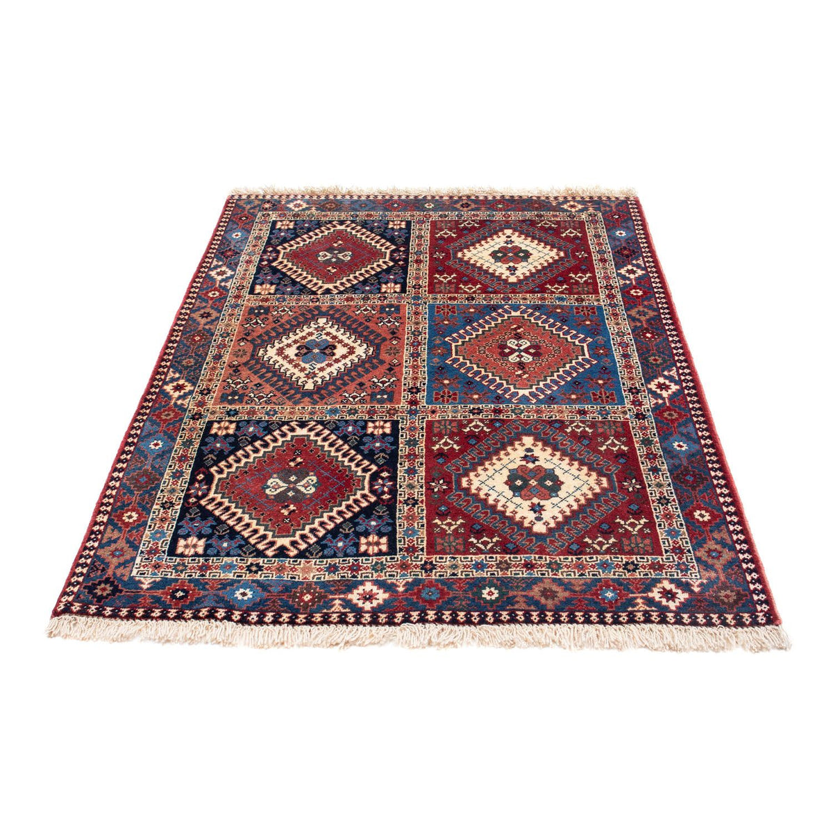 Tapis persan - Nomadic - 143 x 100 cm - bleu