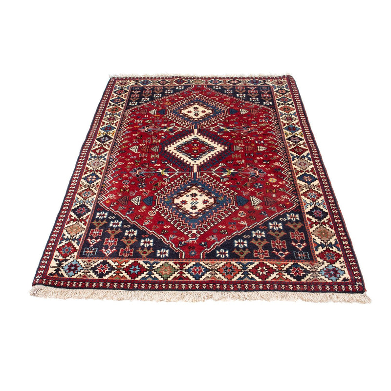 Tapis persan - Nomadic - 158 x 100 cm - rouge foncé