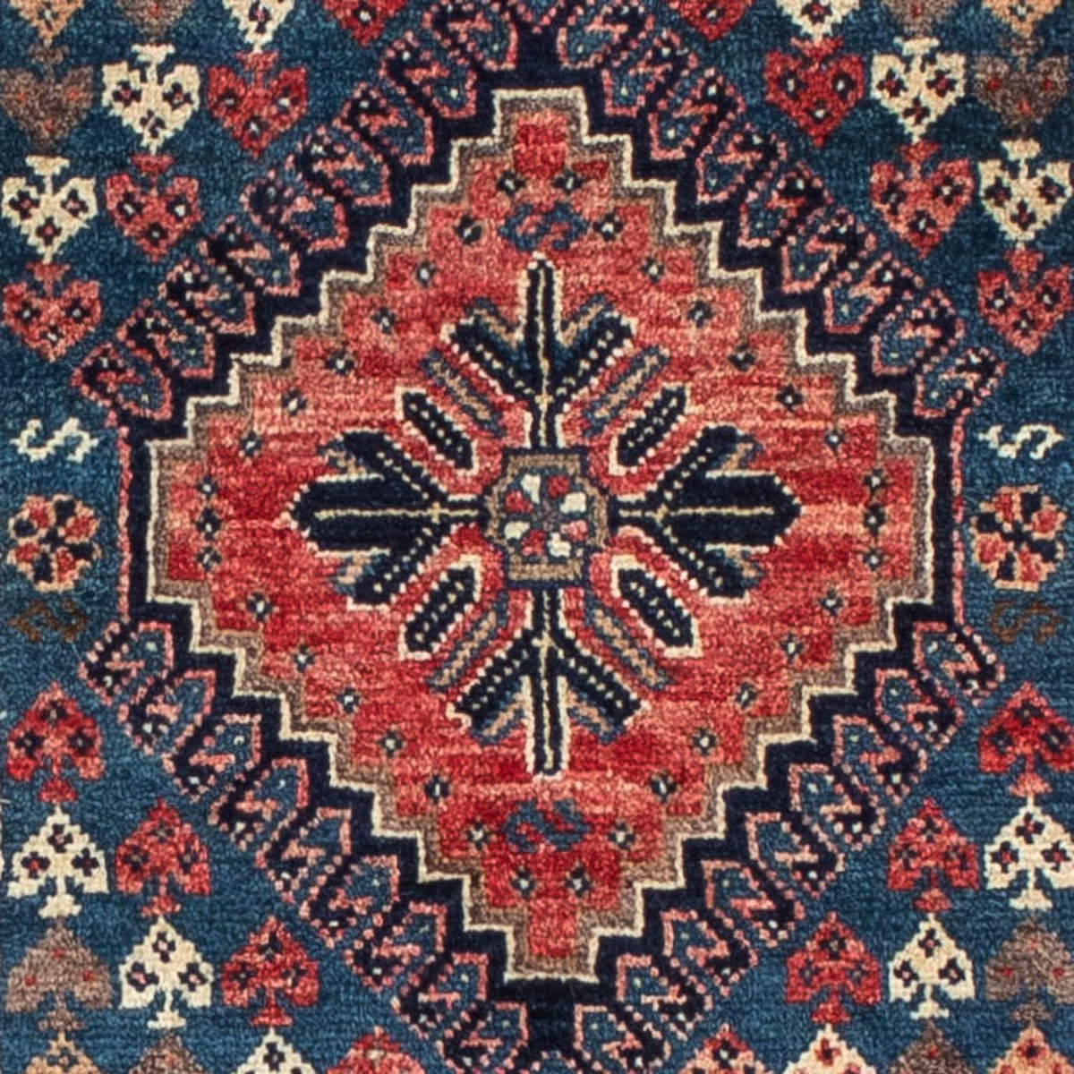 Tapis persan - Nomadic - 152 x 107 cm - rouge clair