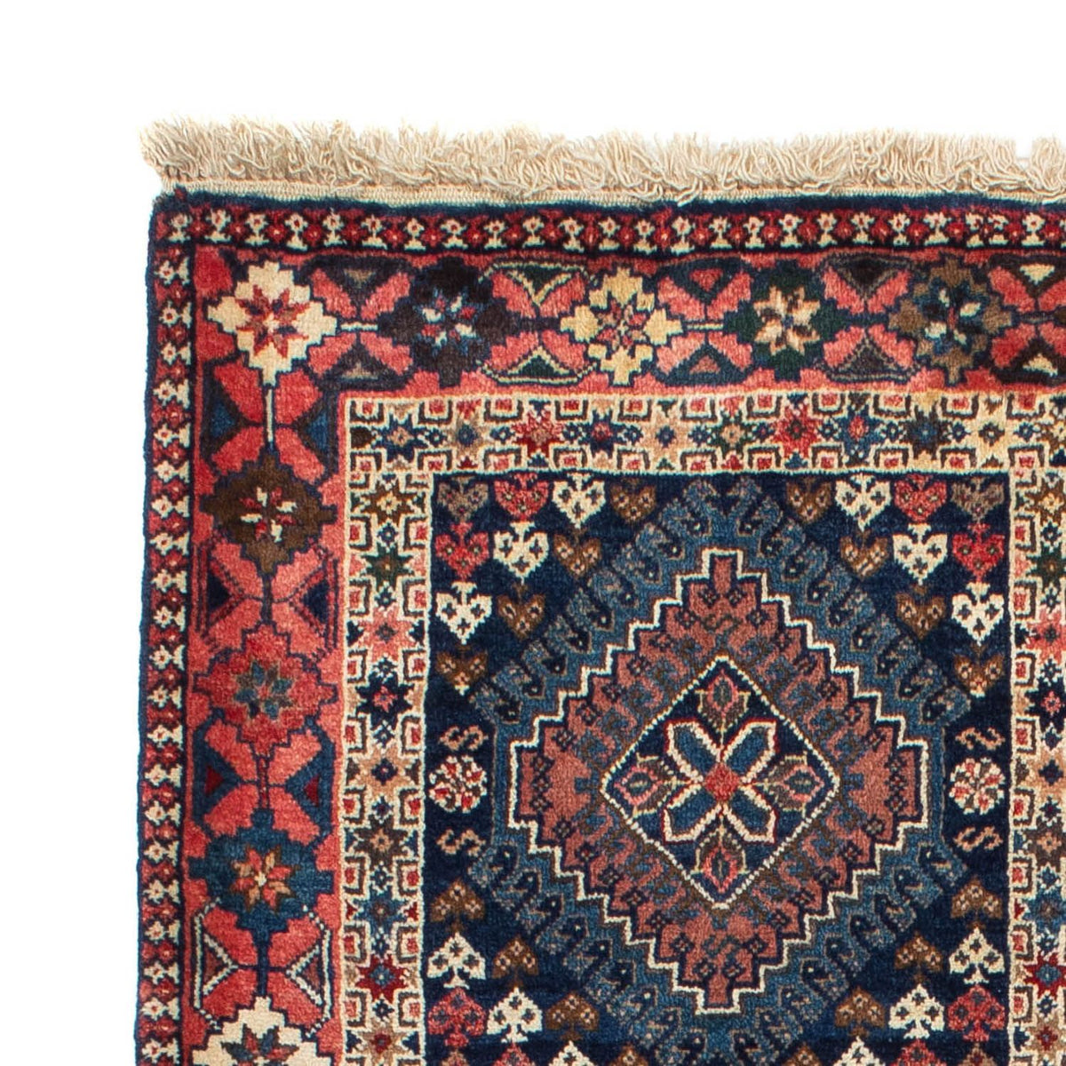 Tapis persan - Nomadic - 152 x 107 cm - rouge clair