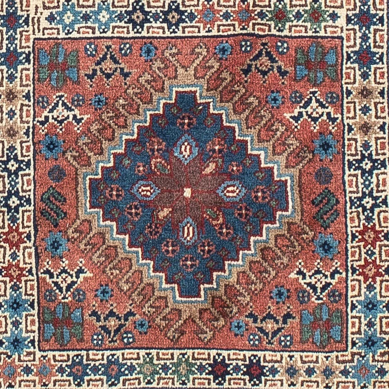Tapis persan - Nomadic - 136 x 99 cm - bleu