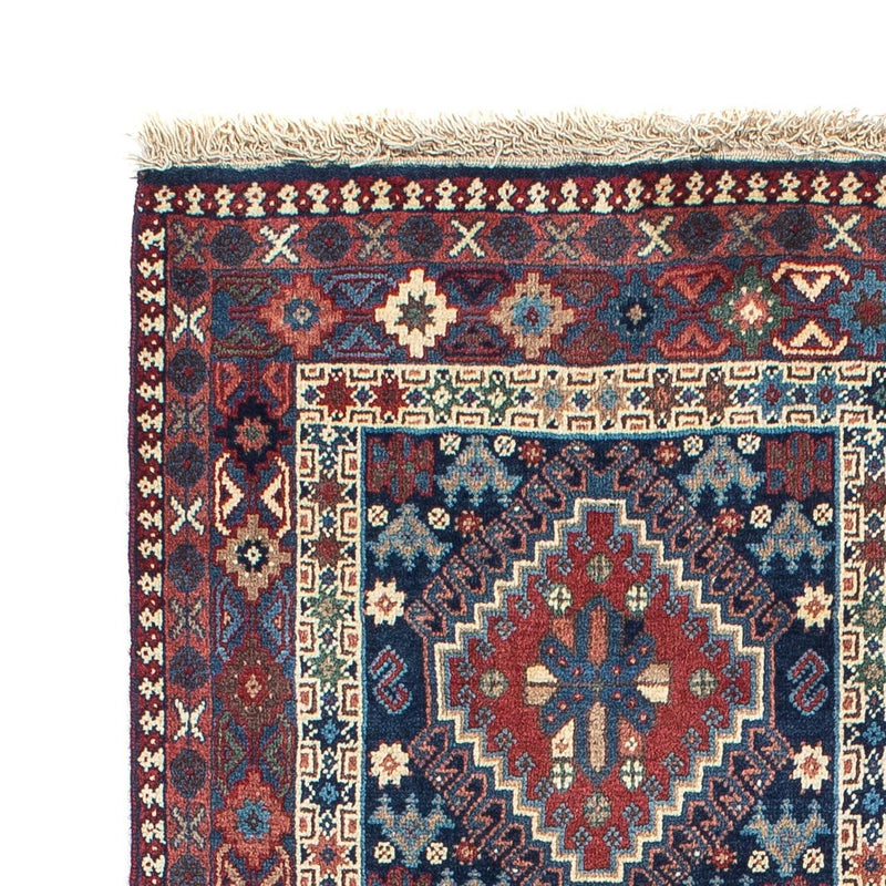 Tapis persan - Nomadic - 136 x 99 cm - bleu