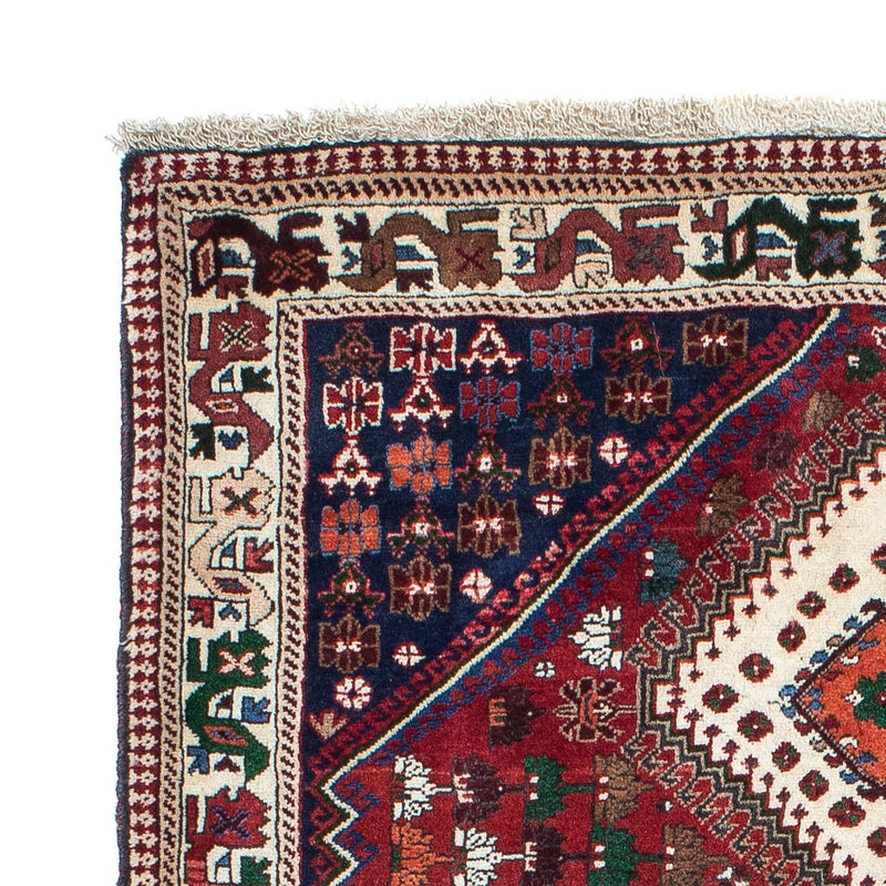 Tapis persan - Nomadic - 149 x 105 cm - rouge foncé