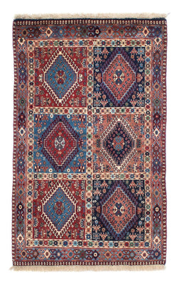 Tapis persan - Nomadic - 156 x 100 cm - rouge clair