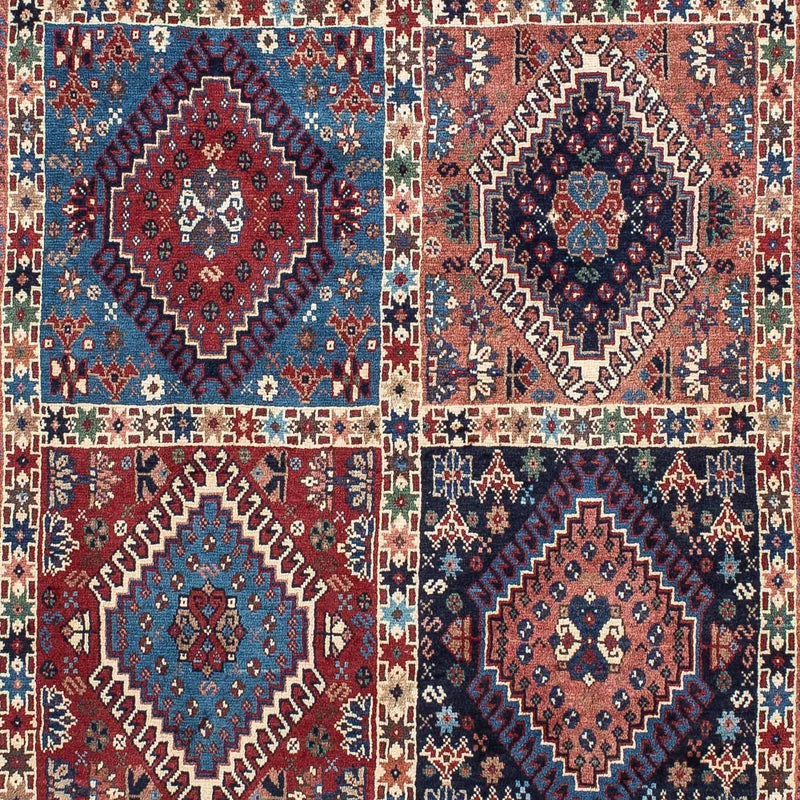 Tapis persan - Nomadic - 156 x 100 cm - rouge clair