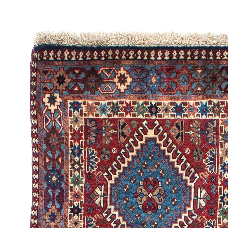Tapis persan - Nomadic - 156 x 100 cm - rouge clair