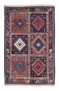 Tapis persan - Nomadic - 154 x 102 cm - bleu foncé