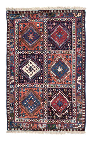 Tapis persan - Nomadic - 154 x 102 cm - bleu foncé