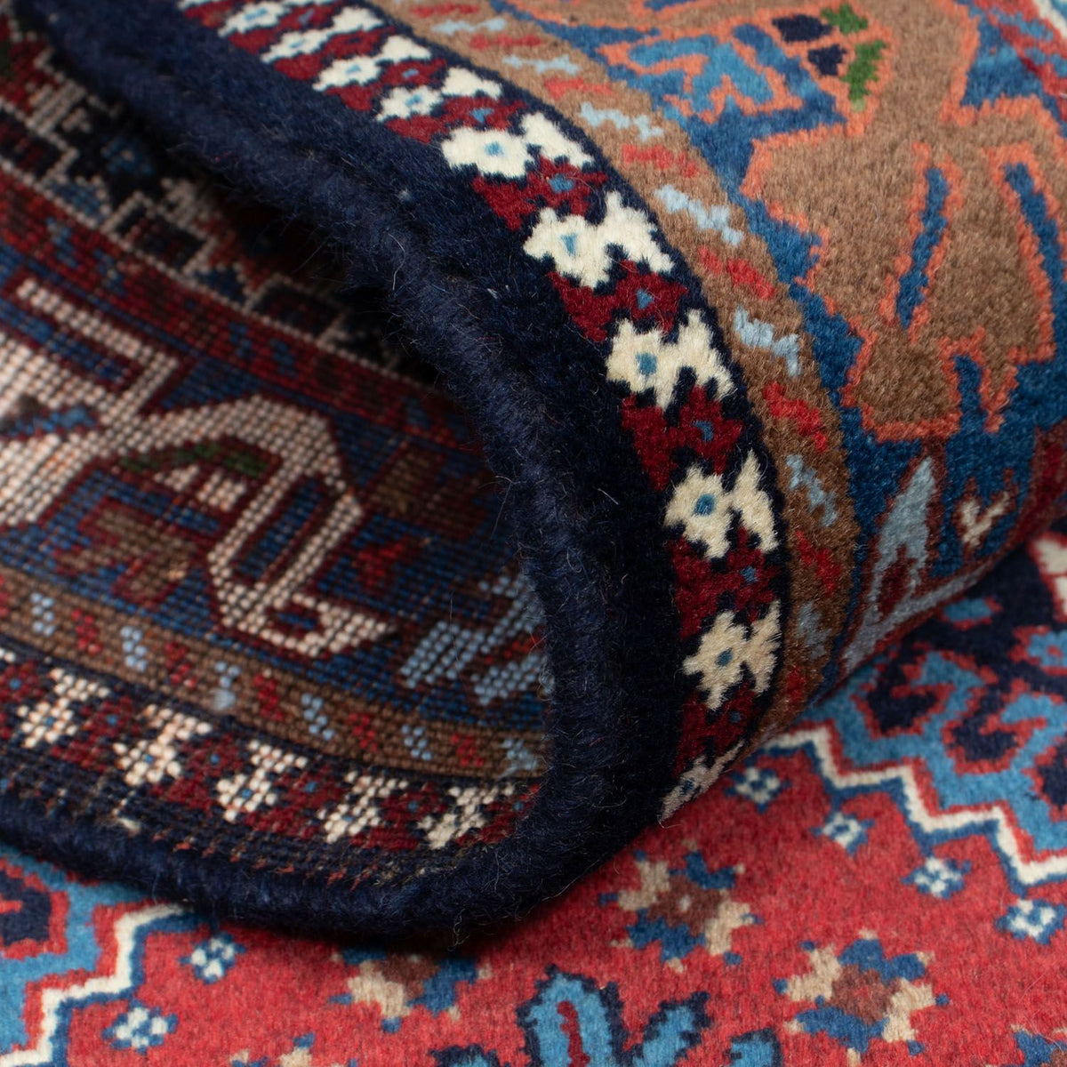 Tapis persan - Nomadic - 154 x 102 cm - bleu foncé