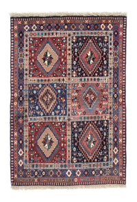 Tapis persan - Nomadic - 146 x 100 cm - bleu
