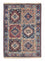 Tapis persan - Nomadic - 140 x 100 cm - bleu foncé
