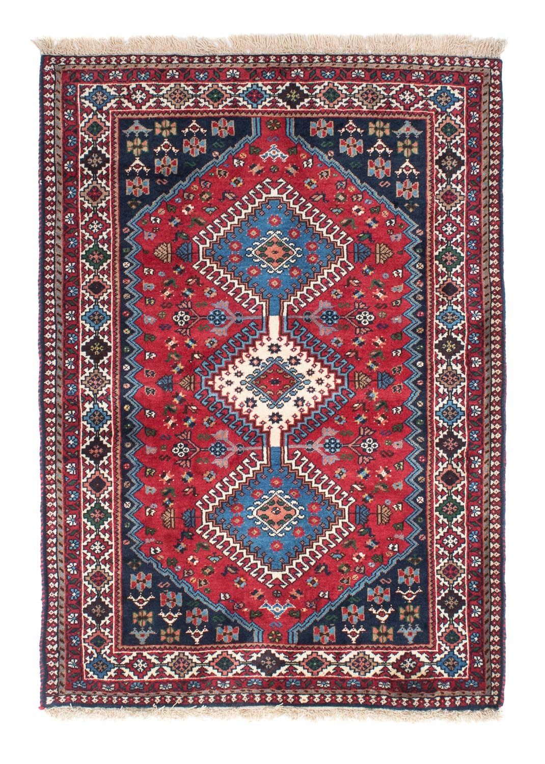 Tapis persan - Nomadic - 143 x 102 cm - rouge