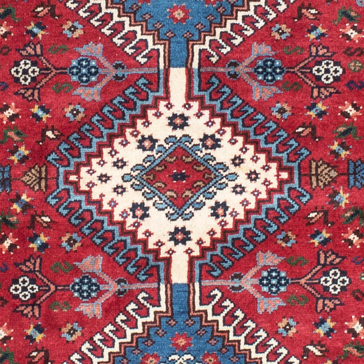 Tapis persan - Nomadic - 143 x 102 cm - rouge