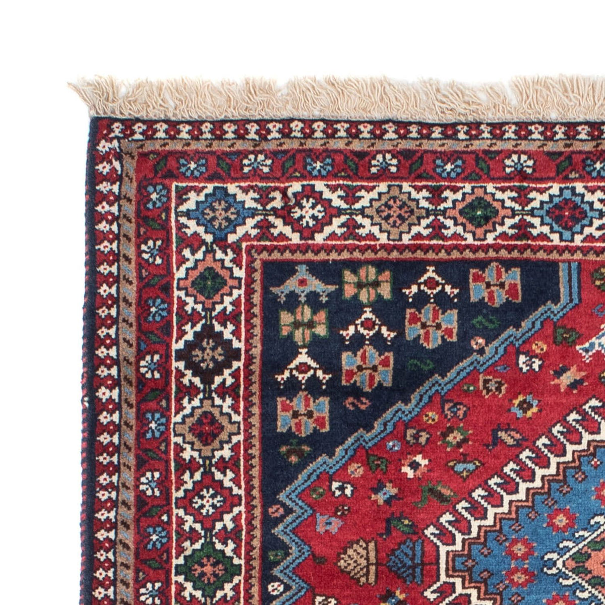 Tapis persan - Nomadic - 143 x 102 cm - rouge