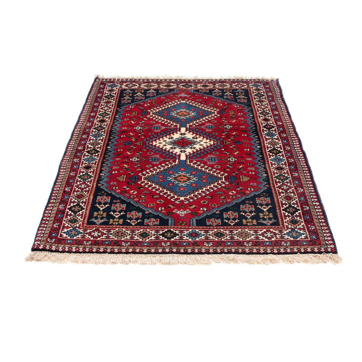 Tapis persan - Nomadic - 143 x 102 cm - rouge