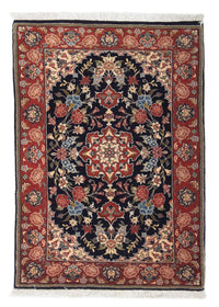 Tapis persan - Ghom - 100 x 68 cm - bleu