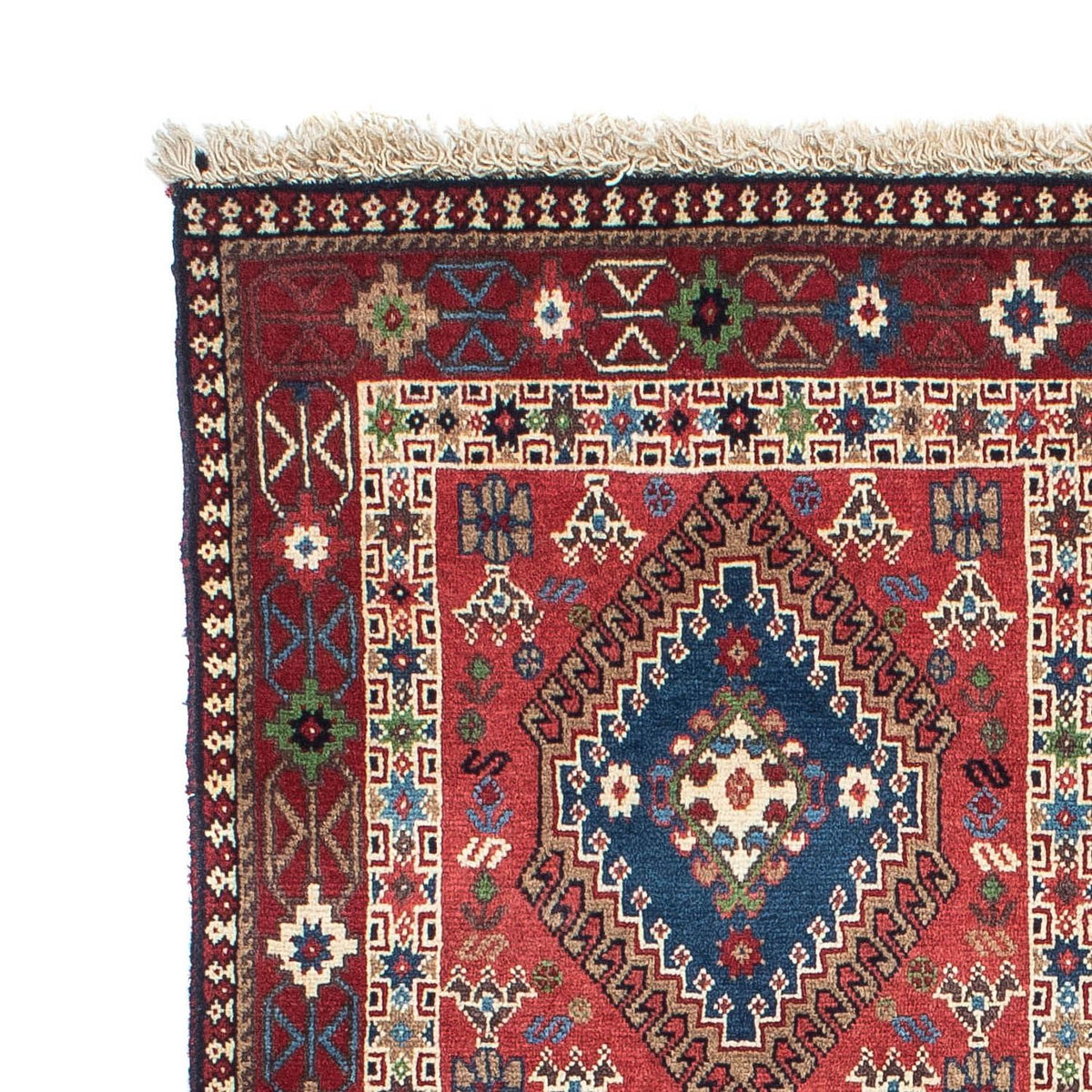 Tapis persan - Nomadic - 148 x 100 cm - rouge