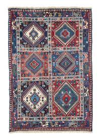 Tapis persan - Nomadic - 143 x 100 cm - bleu