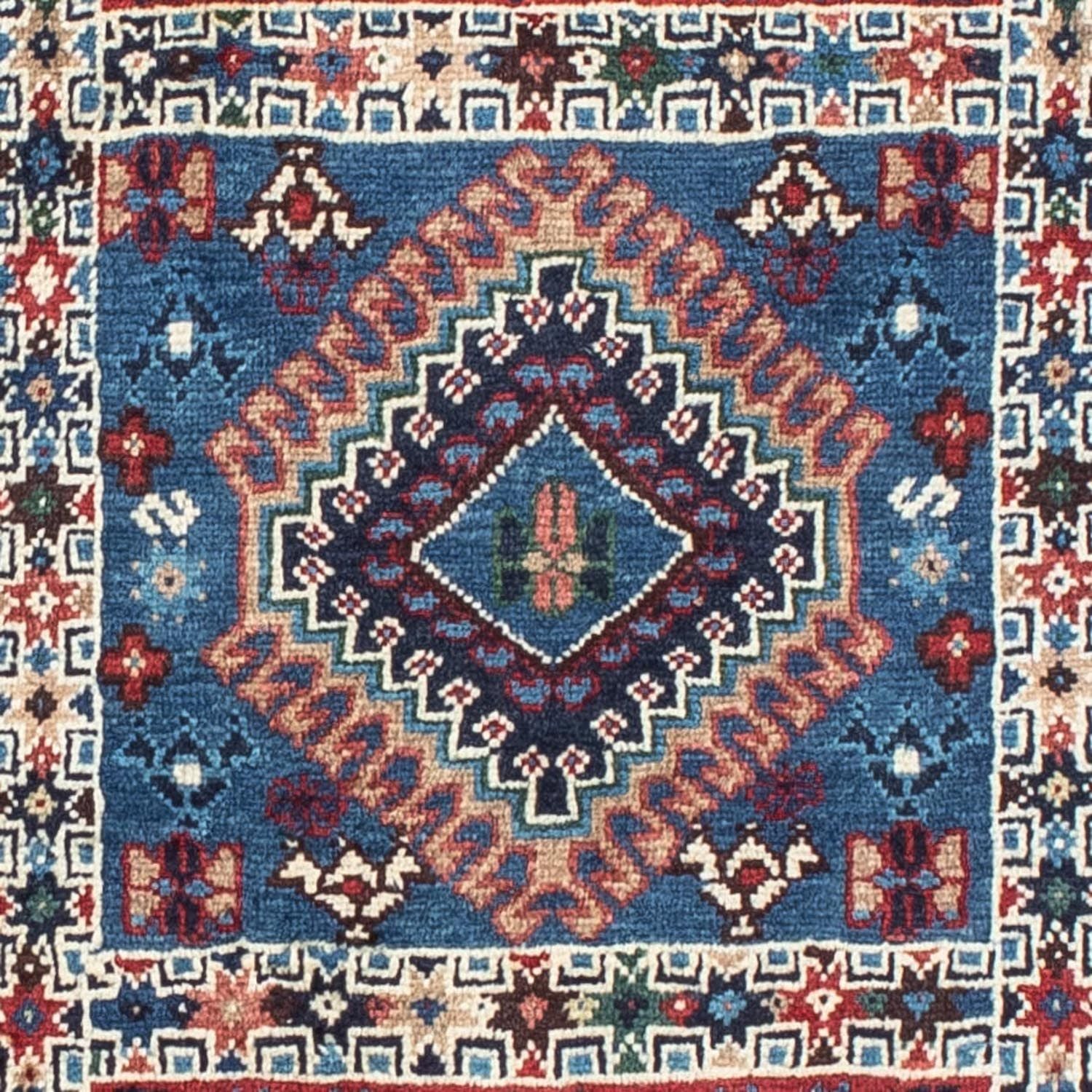 Tapis persan - Nomadic - 143 x 100 cm - bleu