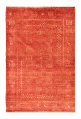 Tapis Gabbeh - Persan - 183 x 119 cm - rouge