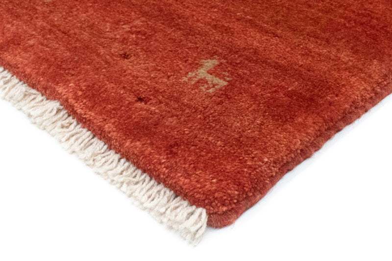 Tapis Gabbeh - Persan - 183 x 119 cm - rouge