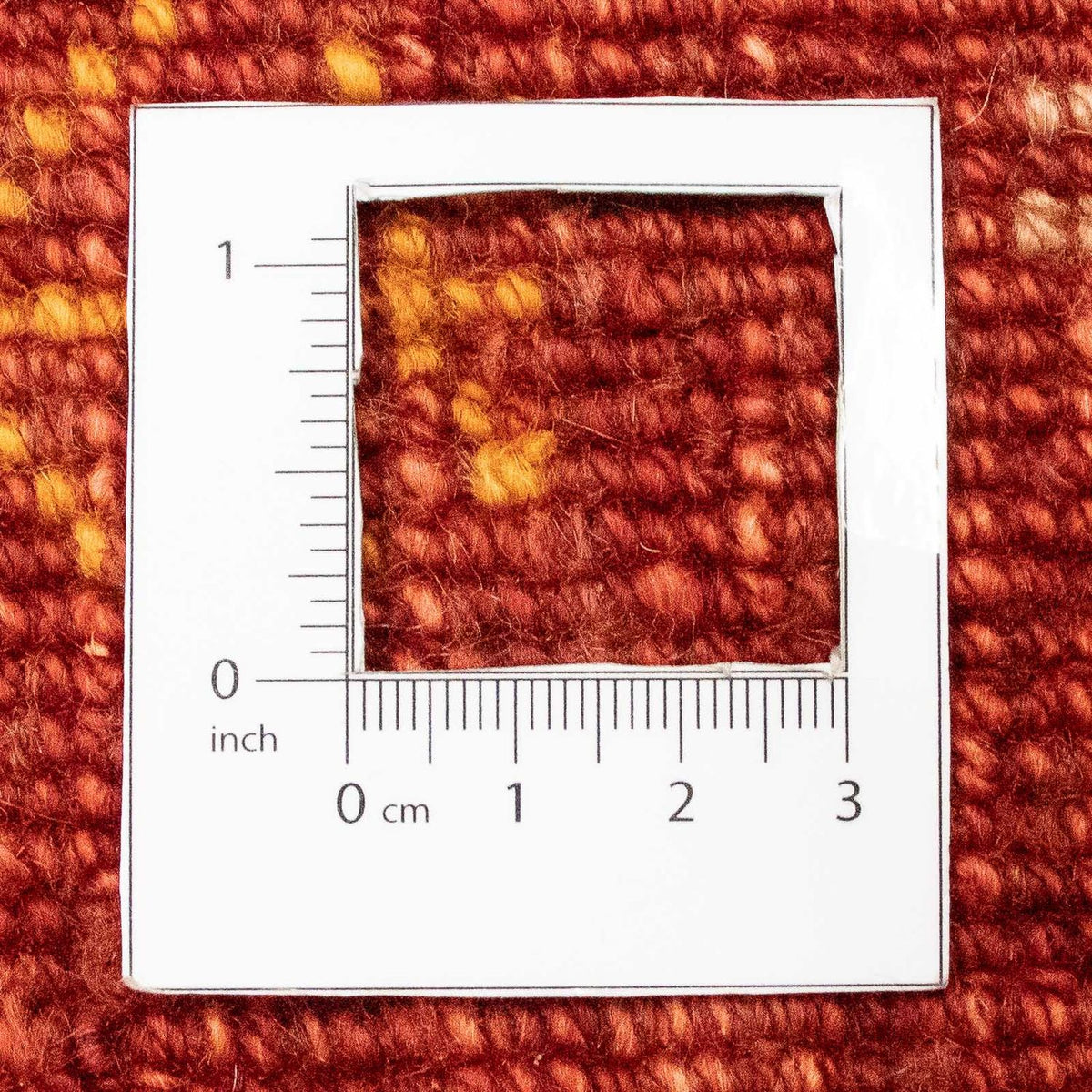 Tapis Gabbeh - Persan - 225 x 171 cm - rouge foncé