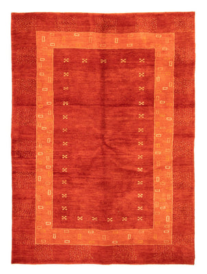 Tapis Gabbeh - Persan - 231 x 170 cm - rouge