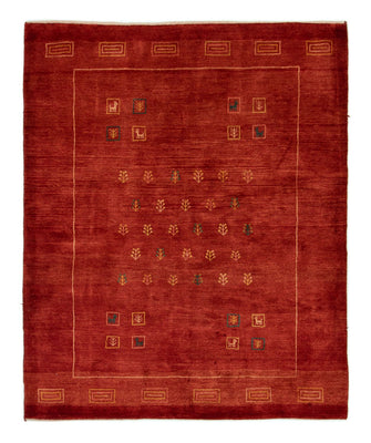 Tapis Gabbeh - Persan - 190 x 163 cm - rouge
