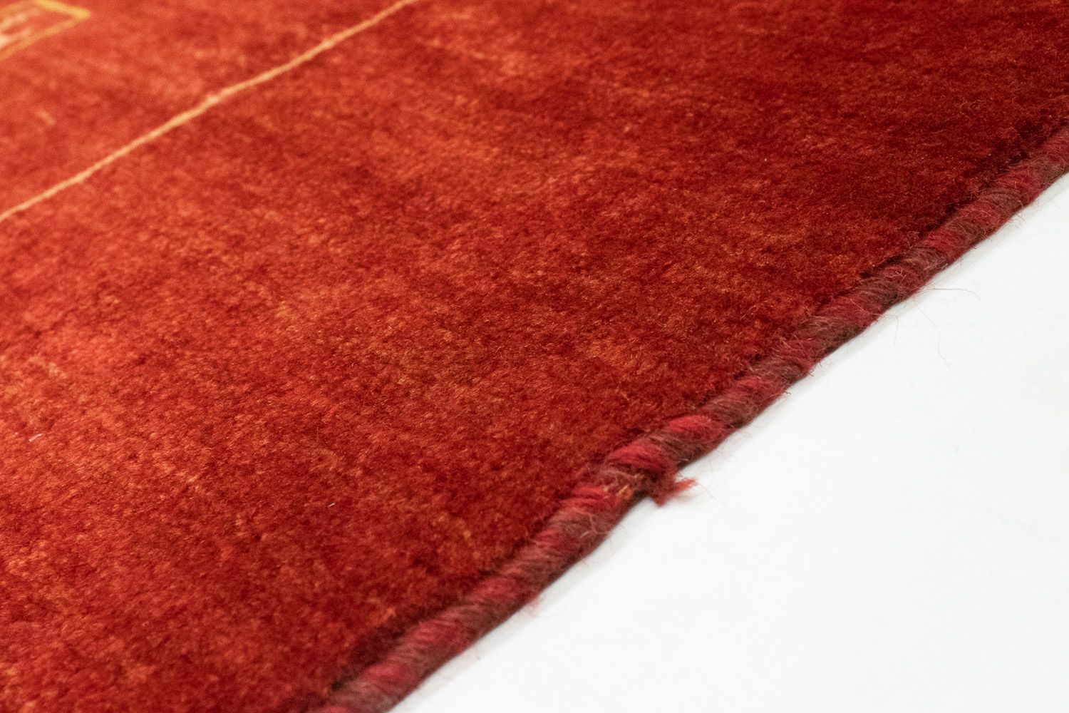Tapis Gabbeh - Persan - 190 x 163 cm - rouge