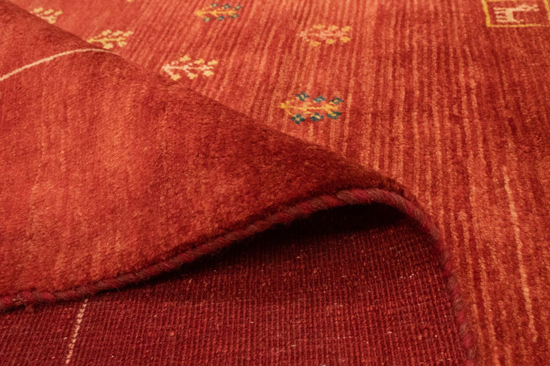 Tapis Gabbeh - Persan - 190 x 163 cm - rouge