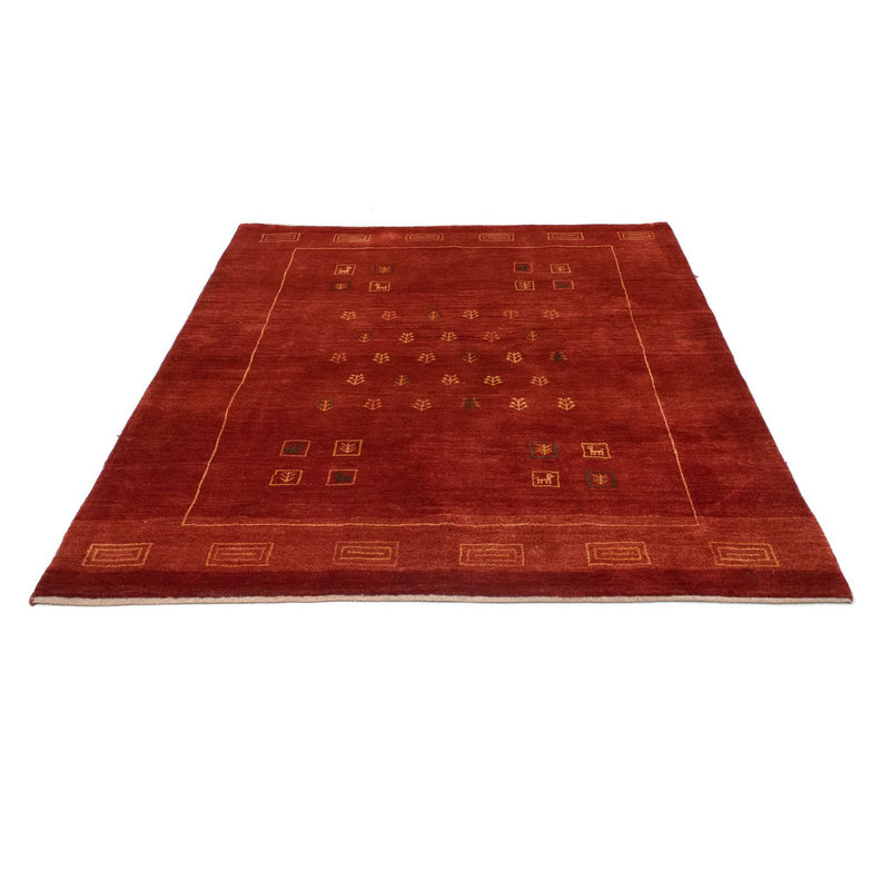 Tapis Gabbeh - Persan - 190 x 163 cm - rouge